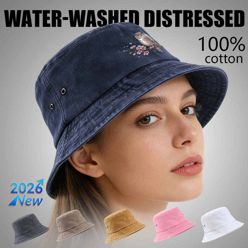 Bucket Hat Cotton - New Versatile and Simple Fisherman Hat