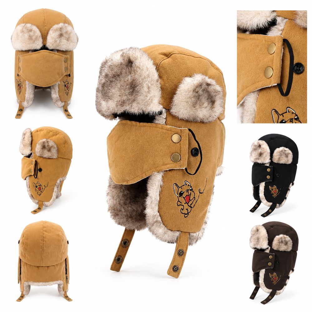 Trapper Hat Ear Flap - New Faux Fur Lining Trapper Hat