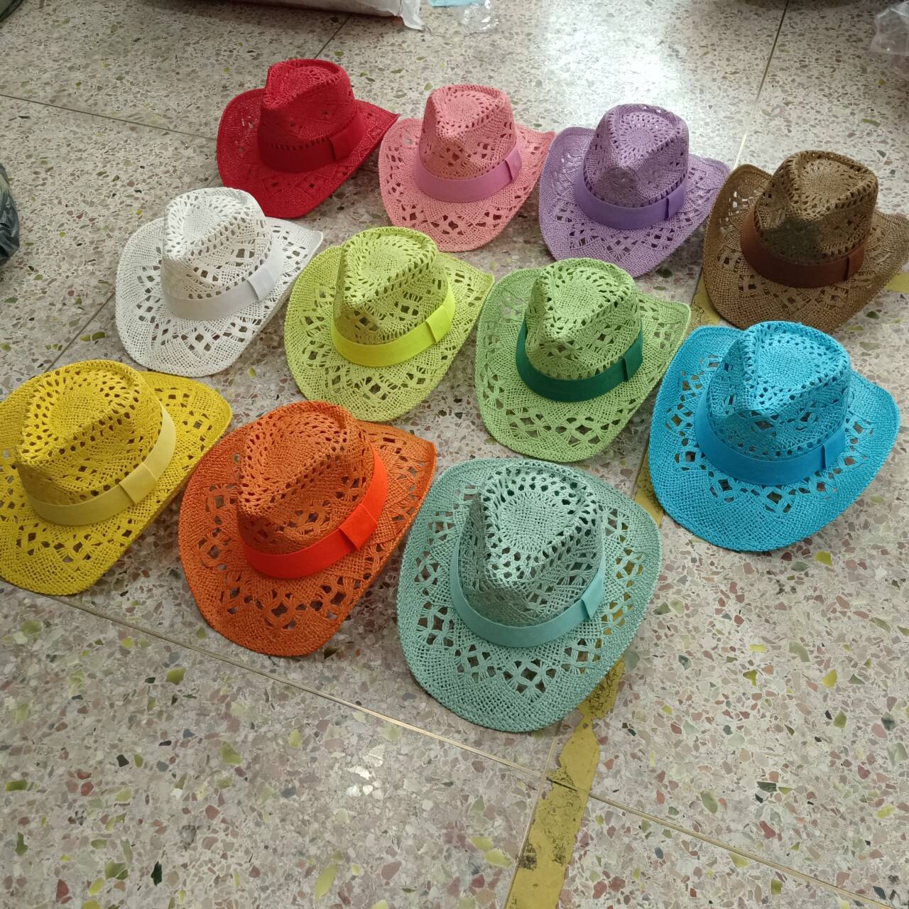 Cowboy straw hat 11 colors  fa - Cowboy Hat Straw recension och pris