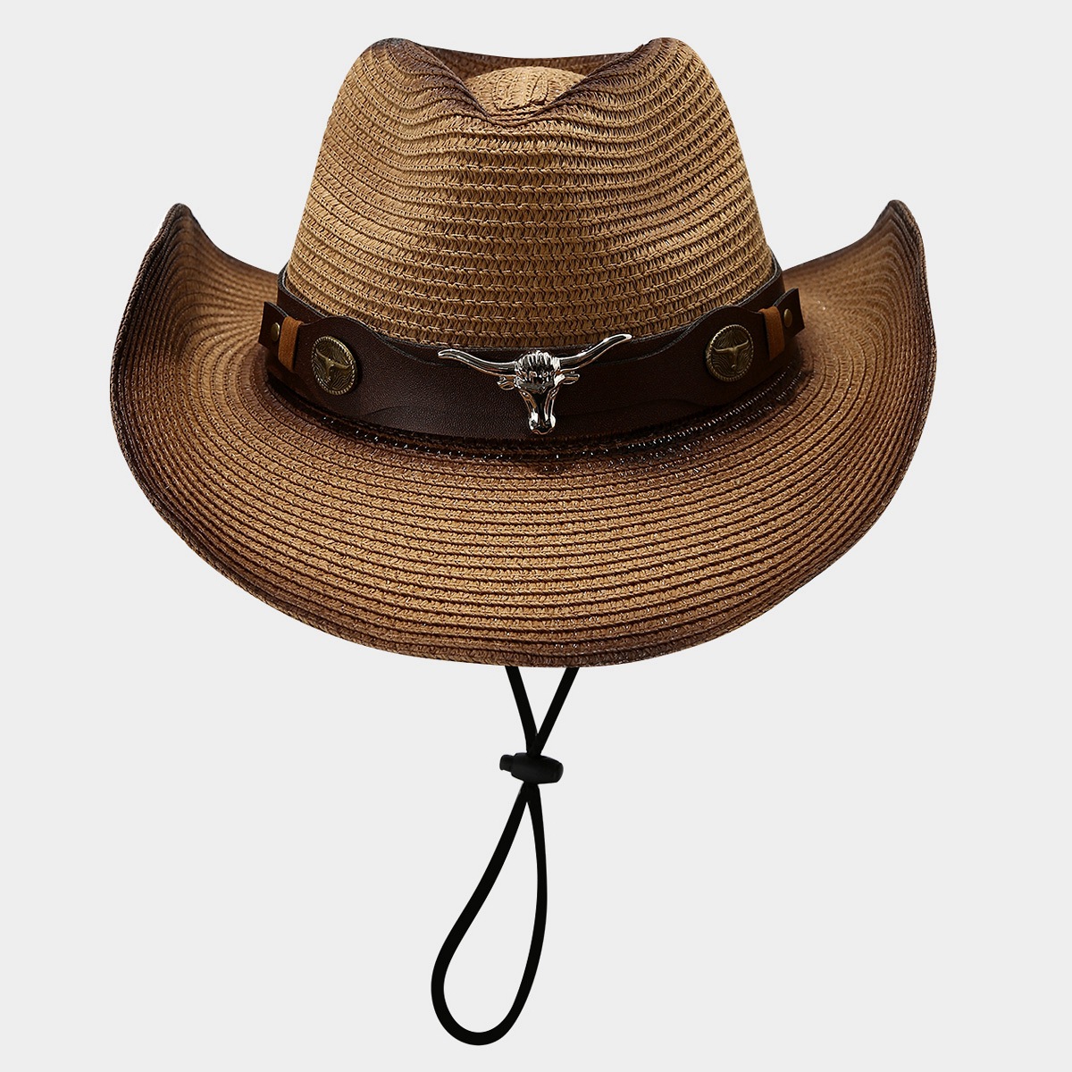 New American Western Style Cow - Cowboy Hat Straw recension och pris