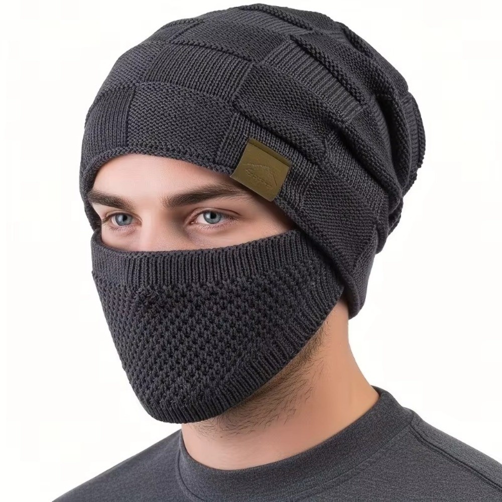 Plus Size Winter Beanie Cap So - Beanie Cuffed Knit recension och pris