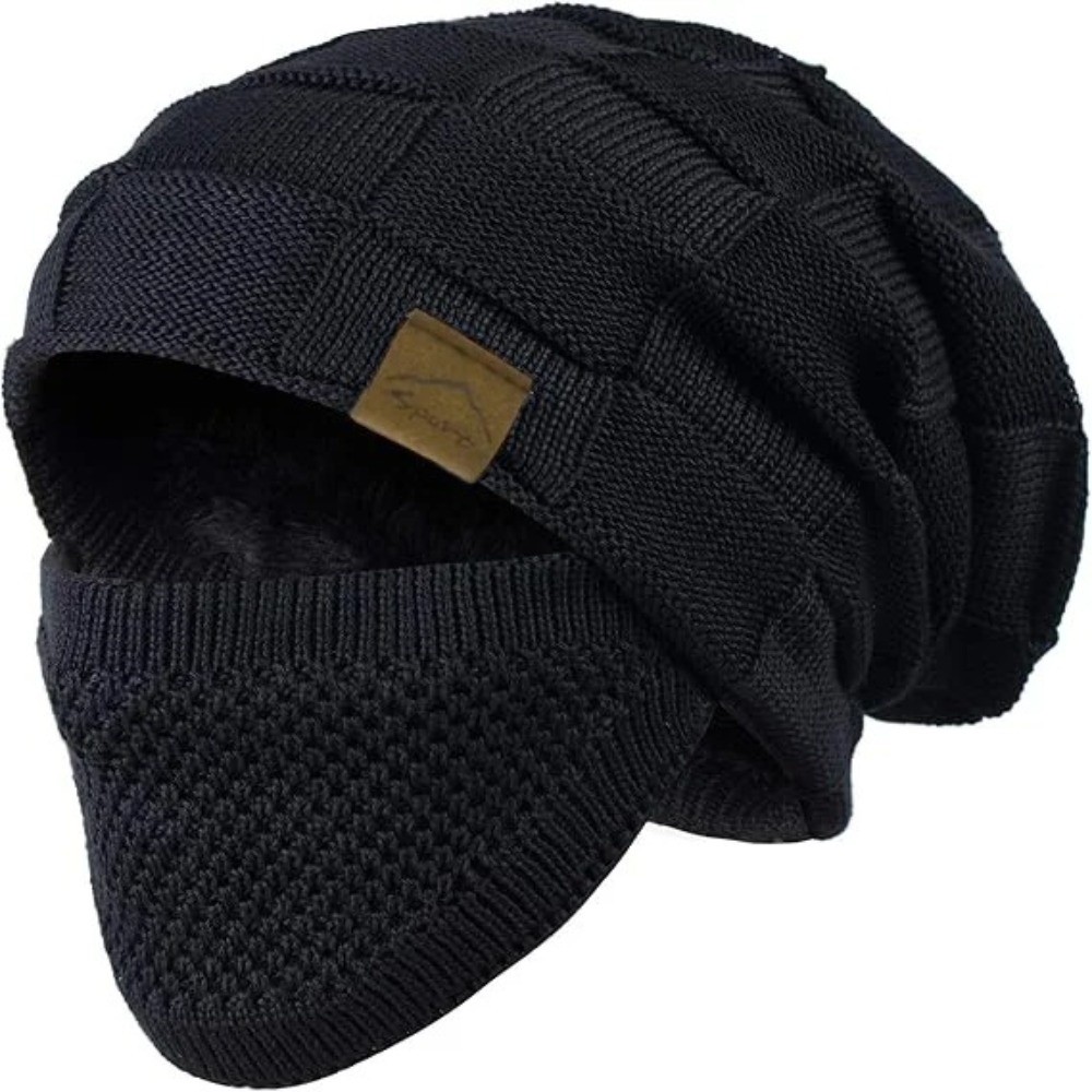 Plus Size Winter Beanie Cap So - Beanie Cuffed Knit recension och pris