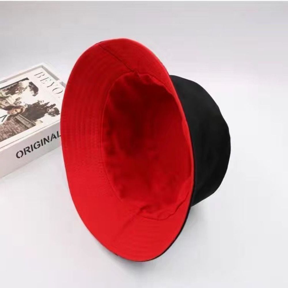 Spring Summer Double-Sided Buc - Bucket Hat Cotton recension och pris