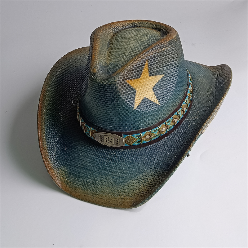 2026 Thickened knight cowboy h - Cowboy Hat Straw recension och pris